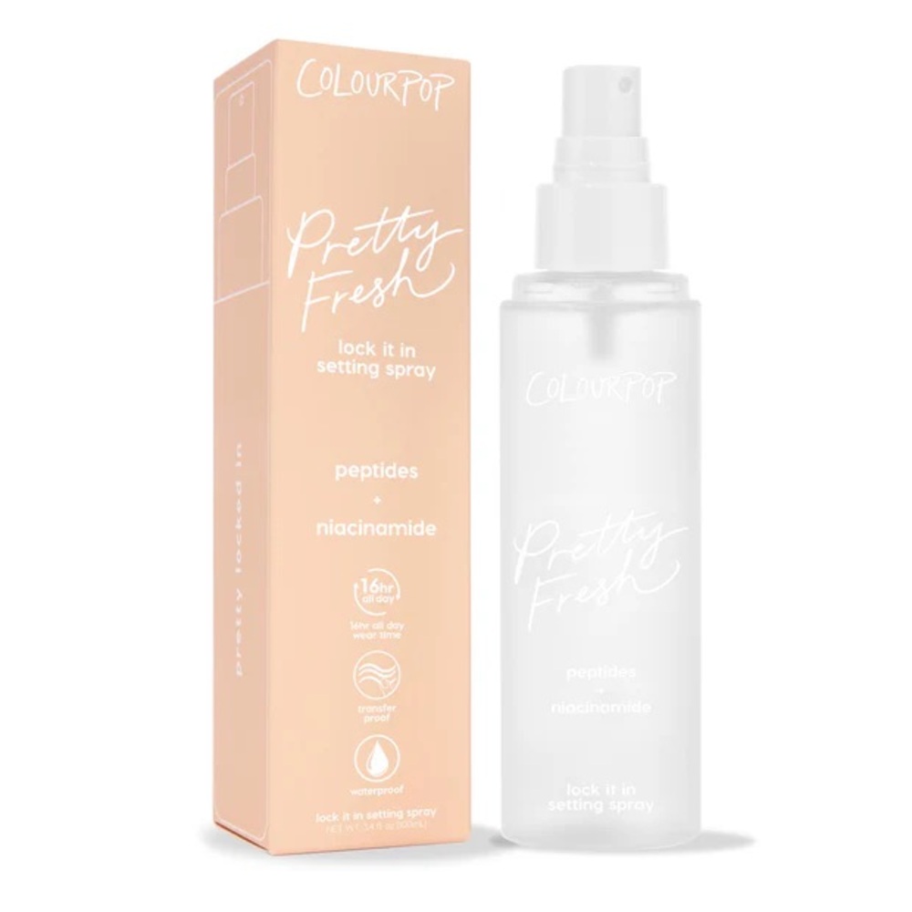 ColourPop Pretty Fresh Lock It In‎ Makeup Setting Spray 3.4 fl oz NIB 16HR Wear